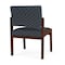 Lesro Lenox Armless Guest Chair, 22.5 in W 26 in L 31.5 in H LW1102 - alternate 2